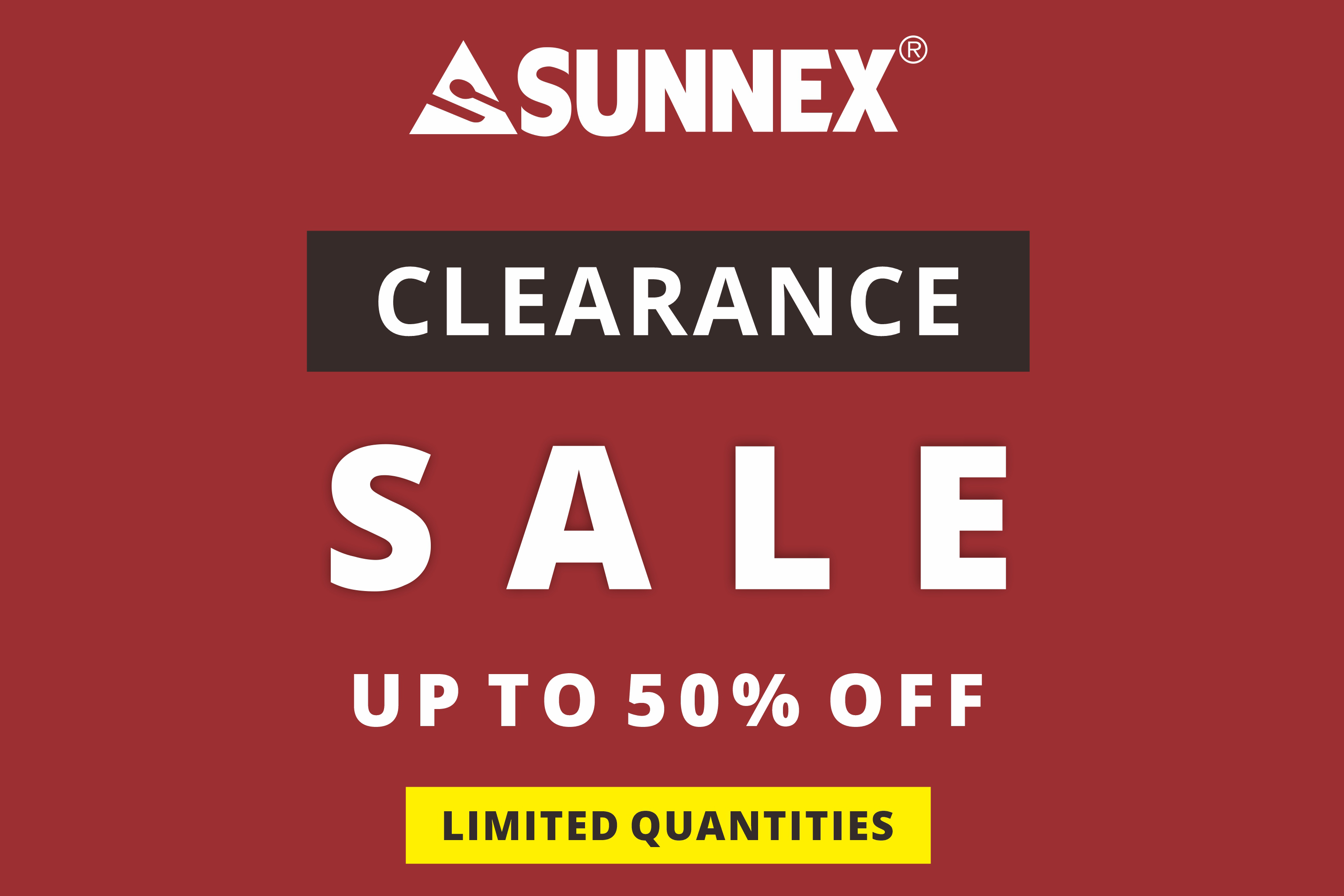 Sunnex ক্লিয়ারেন্স বিক্রয়