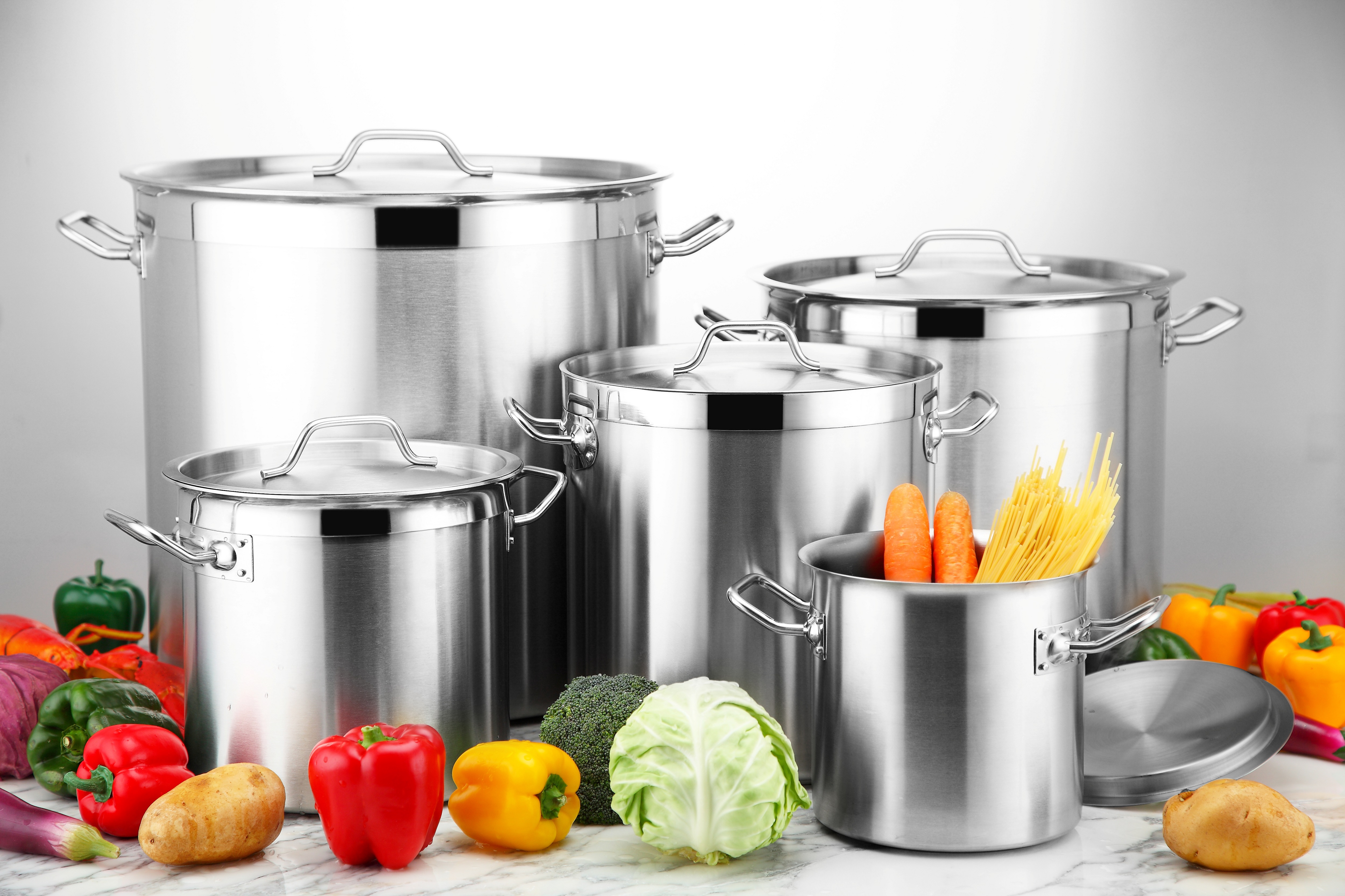 ঘর অপরিহার্য স্টেইনলেস স্টীল Stockpots