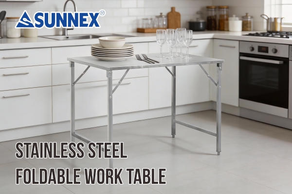 SS ভাঁজযোগ্য কাজের টেবিল