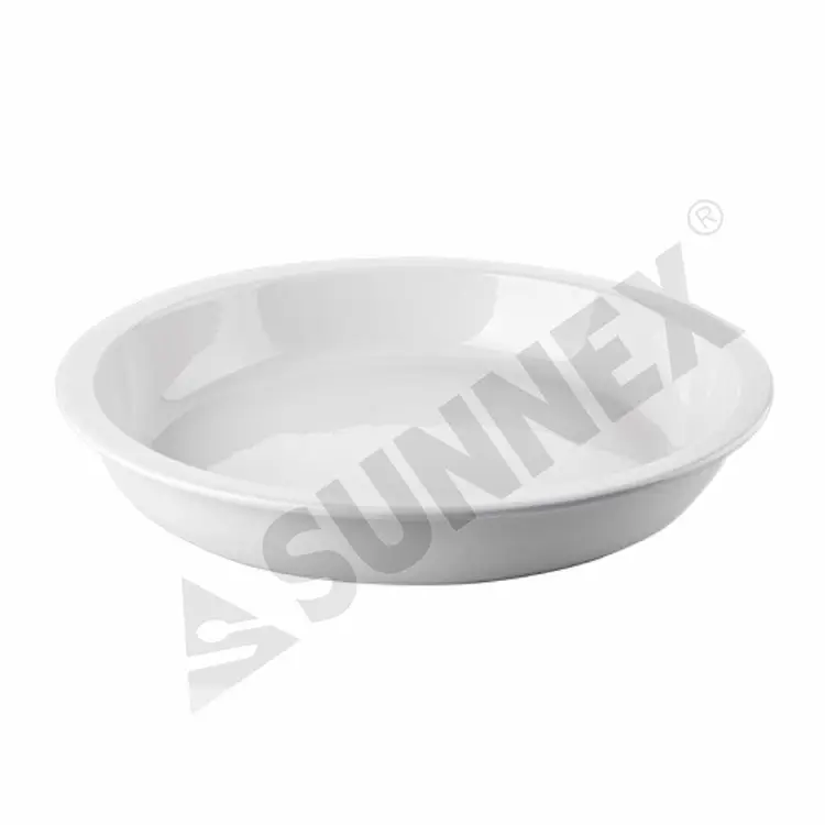 চীনামাটির বাসন 4.5ltr রাউন্ড ফুড প্যান